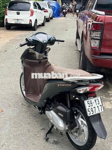 Honda Vision 2020 Smartkey Xanh rêu 14000 km