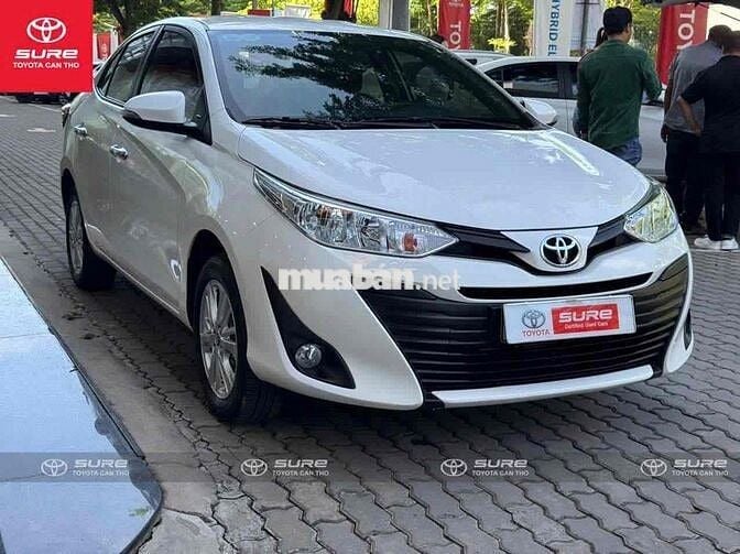 Toyota Vios E 2020 Số sàn Trắng chính hãng