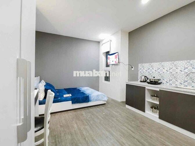 Cho thuê căn hộ mini full nội thất FREE xe,thang máy trống sẵn