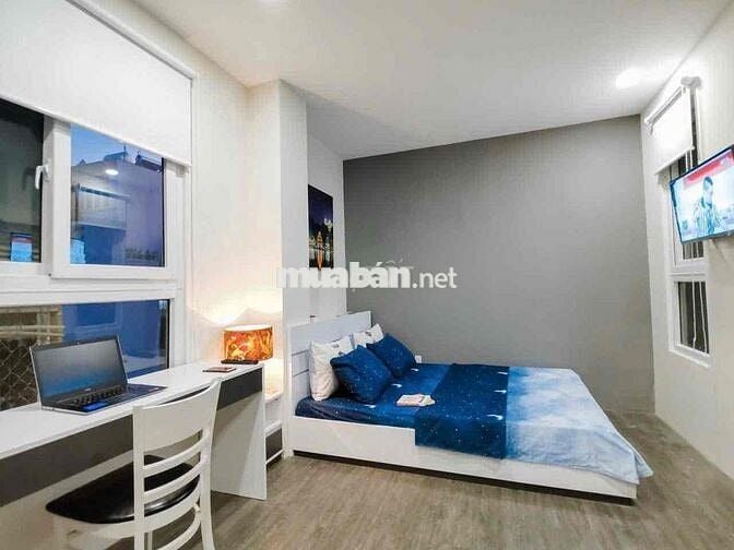 Cho thuê căn hộ mini full nội thất FREE xe,thang máy trống sẵn