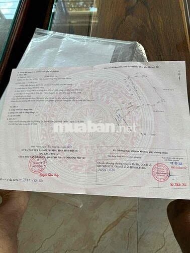 Bán đất sát khu CN Tân Tiến Bình Phước