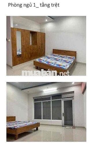 Cho Thuê Nhà Mặt Tiền 1Trệt 2Lầu (full nội thất) P.Tân Hiệp- Giá: 15tr