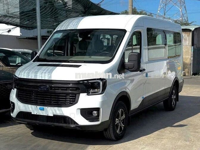 Ford Transit Trend 2025 Trắng 16 chỗ