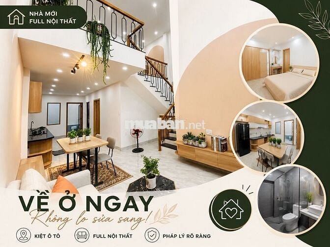 Chính chủ, Bán nhà mới toanh đường Đống Đa, DTSD 93m2, Full nội thất