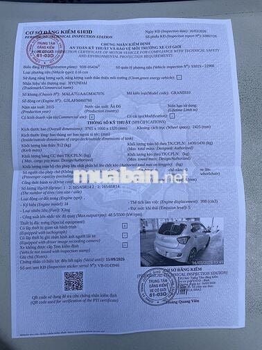 Hyundai Grand i10 2015 Bạc 340000 km