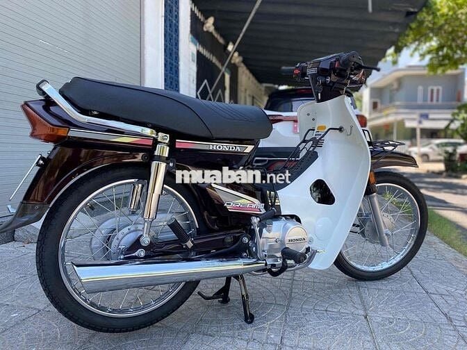 Honda Dream II Thái Lan Trắng Nâu