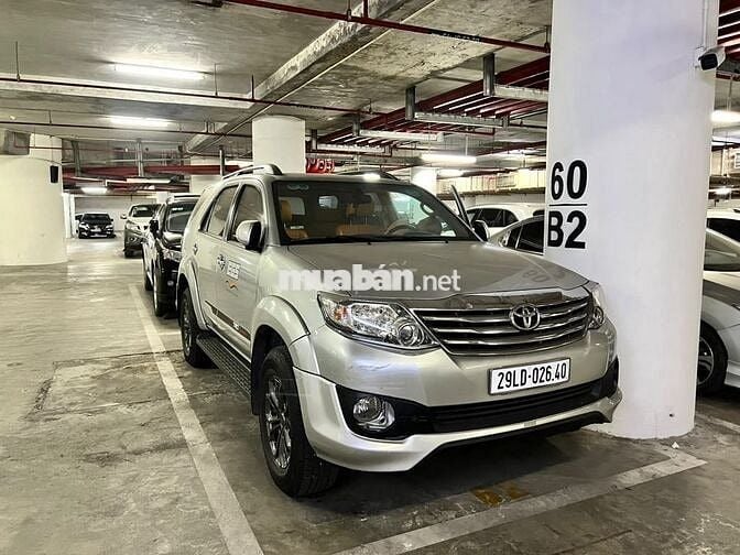 Toyota Fortuner 2014 Bạc Tự động Xăng 60.000 km
