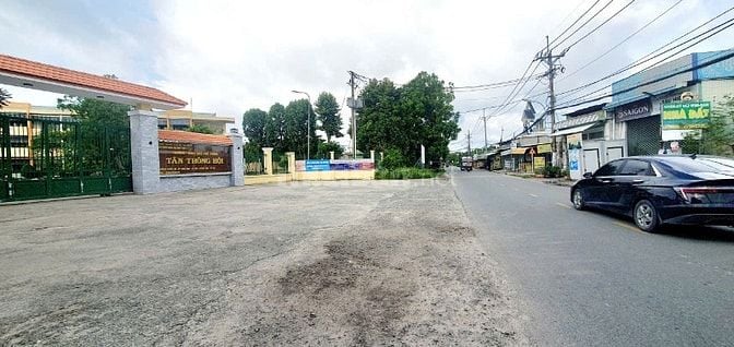675m2 (15m x 44m)MẶT TIỀN ĐƯỜNG NHỰA CHỈ 780Tr - TÂN THÔNG HỘI -CỦ CHI
