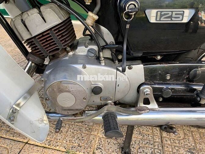 Suzuki K125 Đen 1 máy 2 bô Sơn zin