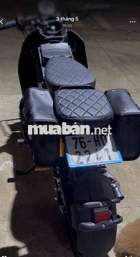 Xe máy độ Honda Super Cub Classic/Tracker màu Đen