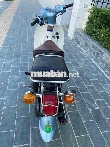 Cần bán Hyosung Cub 50cc Xanh Trắng siêu mới