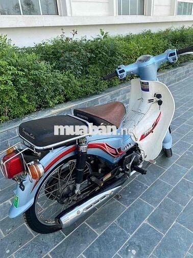 Cần bán Hyosung Cub 50cc Xanh Trắng siêu mới