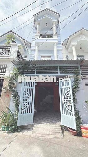 BÁN NHÀ HẺM XE HƠI - 3 Tầng - 4x14m - 3PN, 4WC - Thạnh Xuân 25 - Q12