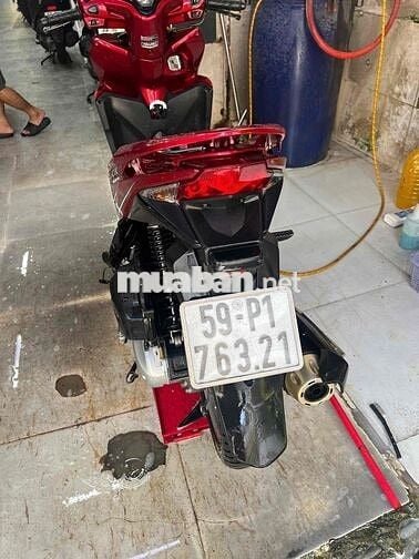 Honda Click Thái 125 2014 Đỏ Bạc Đen