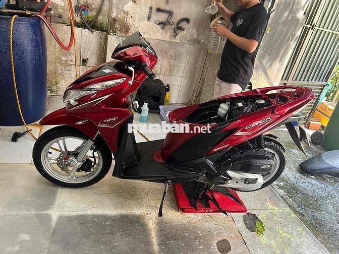 Honda Click Thái 125 2014 Đỏ Bạc Đen
