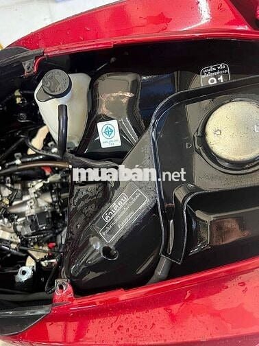 Honda Click Thái 125 2014 Đỏ Bạc Đen