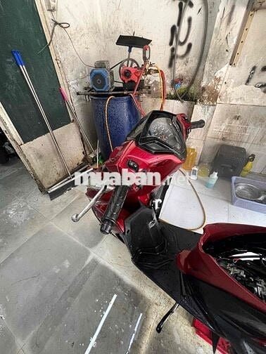 Honda Click Thái 125 2014 Đỏ Bạc Đen