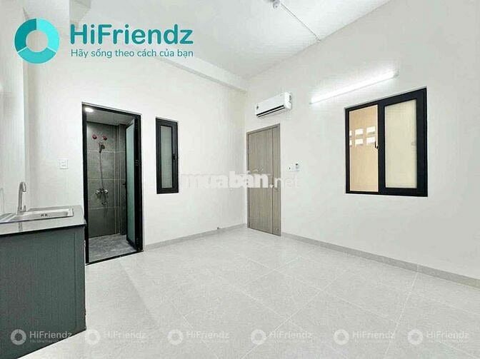 Cho thuê CHDV sẵn máy lạnh đường thống nhất gần làng đại học, QL1k