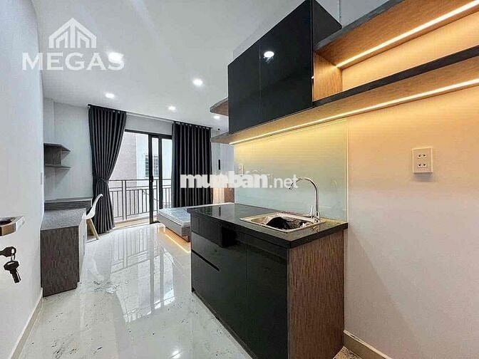 Cho thuê siêu phẩm studio ban công mới khai trương full nội thất