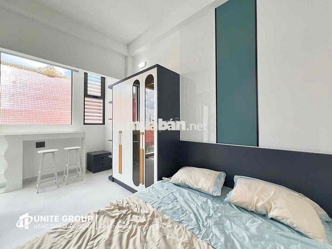 Căn hộ ngay Nguyễn Thượng Hiền 47m2, ban công, tách bếp full nội thất