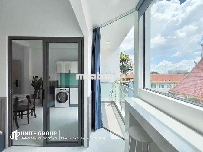 Căn hộ ngay Nguyễn Thượng Hiền 47m2, ban công, tách bếp full nội thất