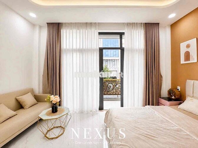 Căn hộ ngay Phạm Văn Đồng 49m2, ban công lớn, tách bếp, máy giặt riêng