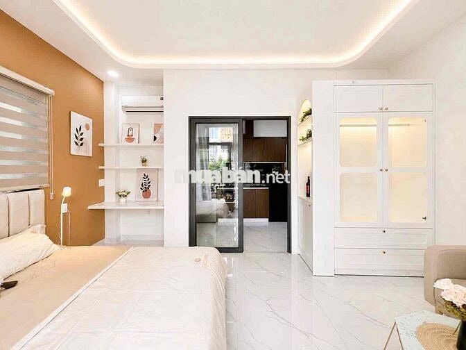 Căn hộ ngay Phạm Văn Đồng 49m2, ban công lớn, tách bếp, máy giặt riêng