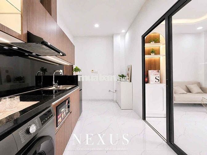 Căn hộ ngay Phạm Văn Đồng 49m2, ban công lớn, tách bếp, máy giặt riêng