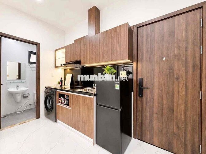 Căn hộ ngay Phạm Văn Đồng 49m2, ban công lớn, tách bếp, máy giặt riêng
