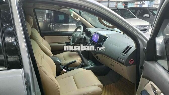 Toyota Fortuner 2012 Số sàn Bạc 130.000km