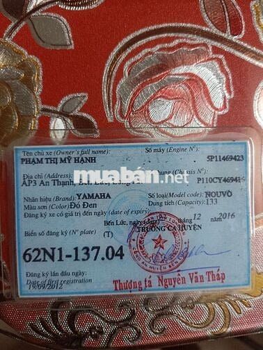 Yamaha Nouvo LX 135 2012 Đỏ Đen