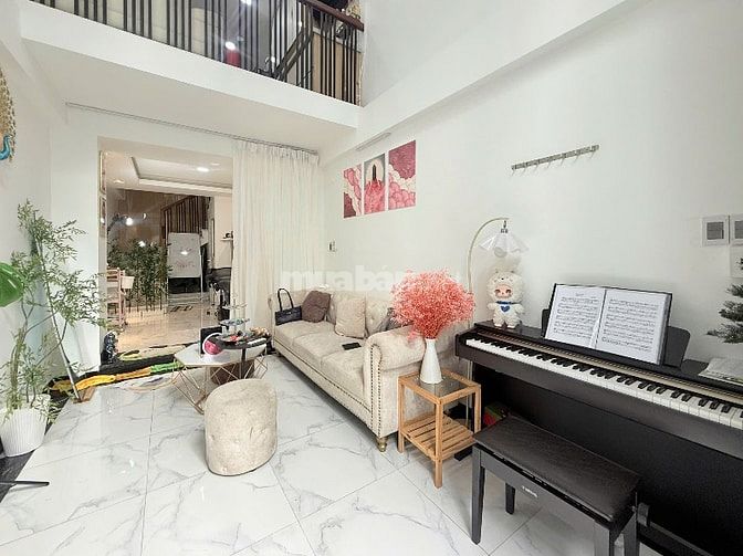 Nhà mới, mặt tiền Cô Giang,5 Tầng,3PN,thích hợp để ở hoặc KD tốt