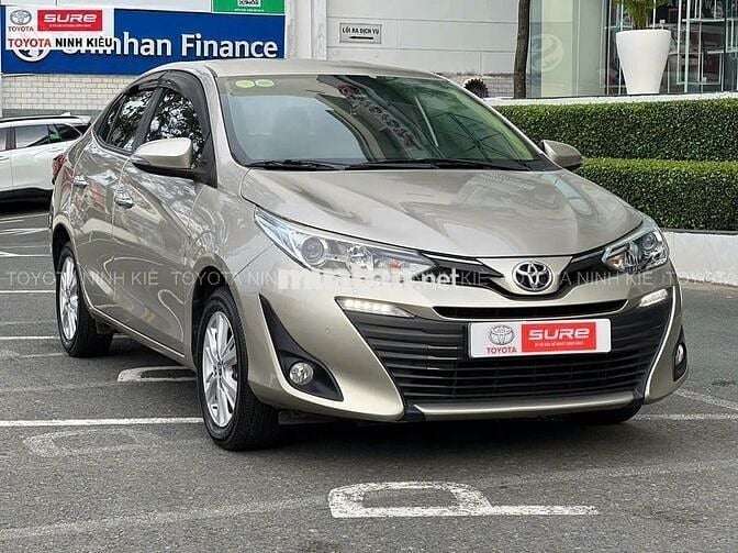 Toyota Vios 1.5G 2020 Nâu vàng 60.000 km
