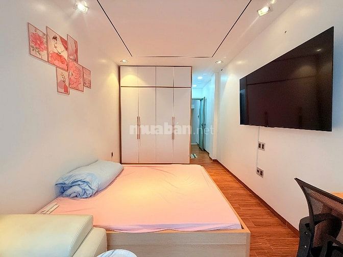 Nhà mới, mặt tiền Cô Giang,5 Tầng,3PN,thích hợp để ở hoặc KD tốt