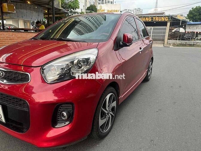 Kia Morning AT Luxury 2022 đỏ 37.000km
