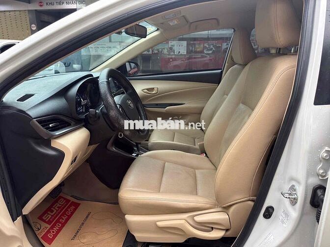 5 Chỗ, Tự động.  VIOS 1.5E CVT 2022 Trắng. Có Bank