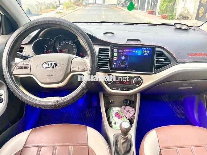 KIA Morning SI 2016 Số sàn 74 ngàn km Trắng