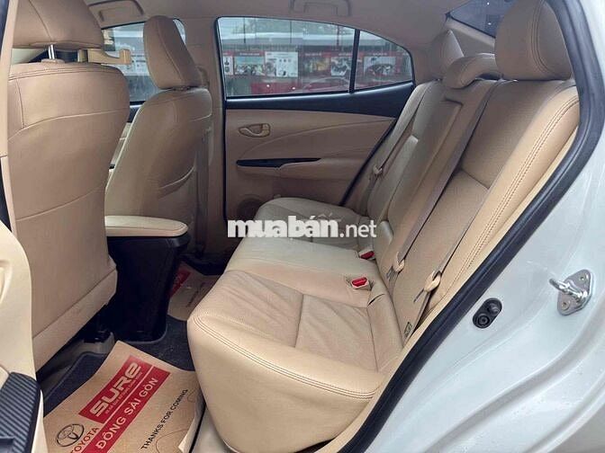 5 Chỗ, Tự động.  VIOS 1.5E CVT 2022 Trắng. Có Bank