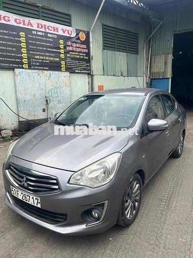 Mitsubishi Attrage 2016 Xám 5 chỗ