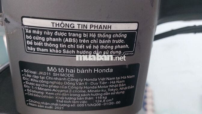 Honda SH Mode 2021 Xám 24000 km