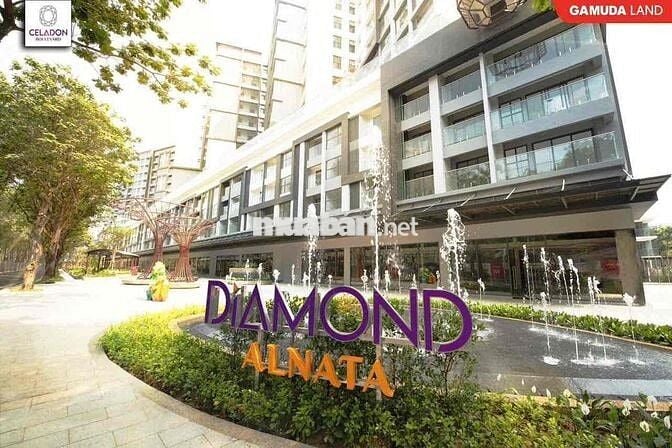 Cho thuê 2PN 85m2 Diamond Alnata, Full nội thất, view mát, giá 17,5tr