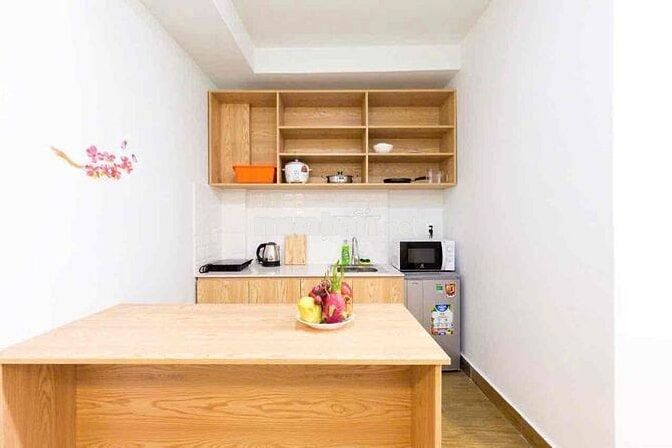 Cho thuê căn hộ ngăn bếp siêu thoáng cầu Ba Son Nguyễn Trung Ngạn Q1