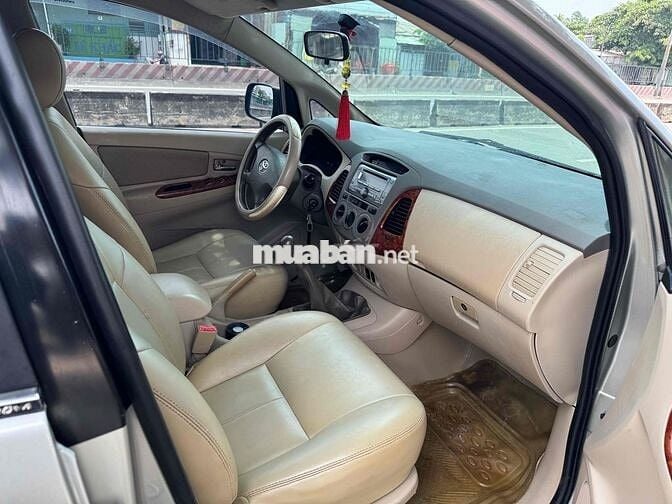 Toyota Innova G 2008 Số sàn Bạc 8 chỗ zin ko loi