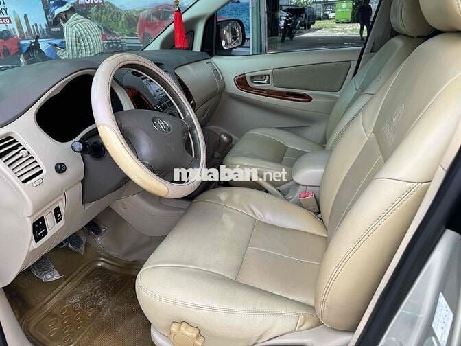 Toyota Innova G 2008 Số sàn Bạc 8 chỗ zin ko loi