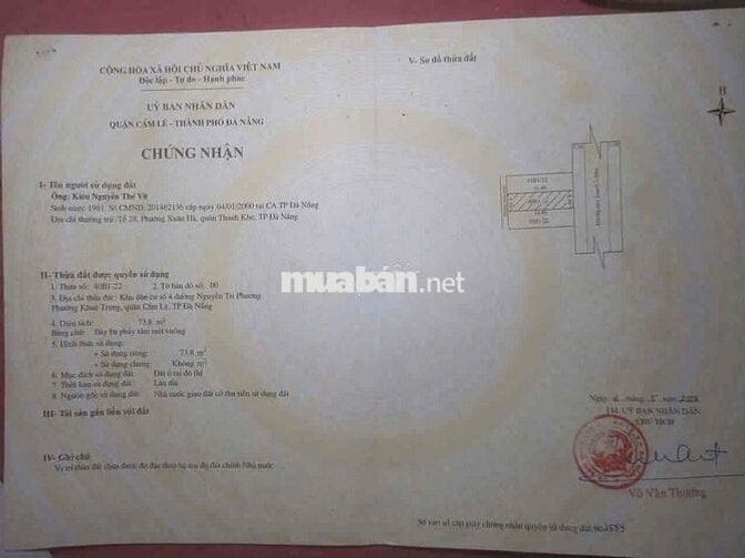 Đất MT 7.5m Cao Xuân Huy, Khuê Trung, Cẩm Lệ