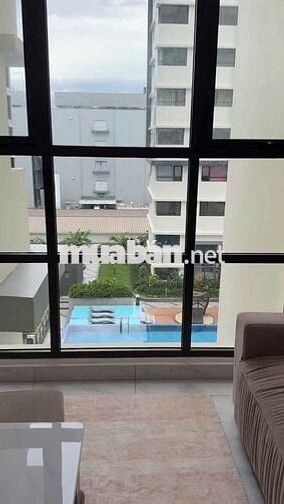 2PN2WC 75.9m² chỉ có 3,6 tỷ all in. Full nội thất như hình view hồ bơi
