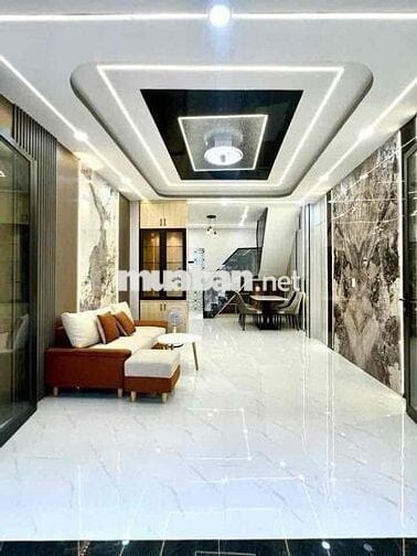Hẻm 6m Tô Hiệu giao Hoà Bình, 2 Tấm, 4 x 18m, 3 Phòng Ngủ, 3 wc
