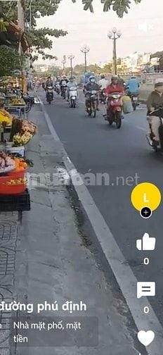 Bán Nhà Mặt Tiền Phú Định, KD Sầm Uất, P16,Q8