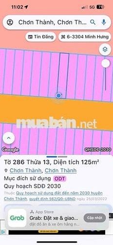 Bán lô tái định cư sát Cty CPV FOOD rẻ nhứt Gđ1