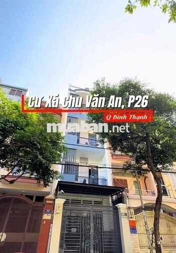 Cần bán BĐS dòng tiền 50Triệu/Tháng Chu Văn An, BT. Giá 5 Đồng 180 TL
